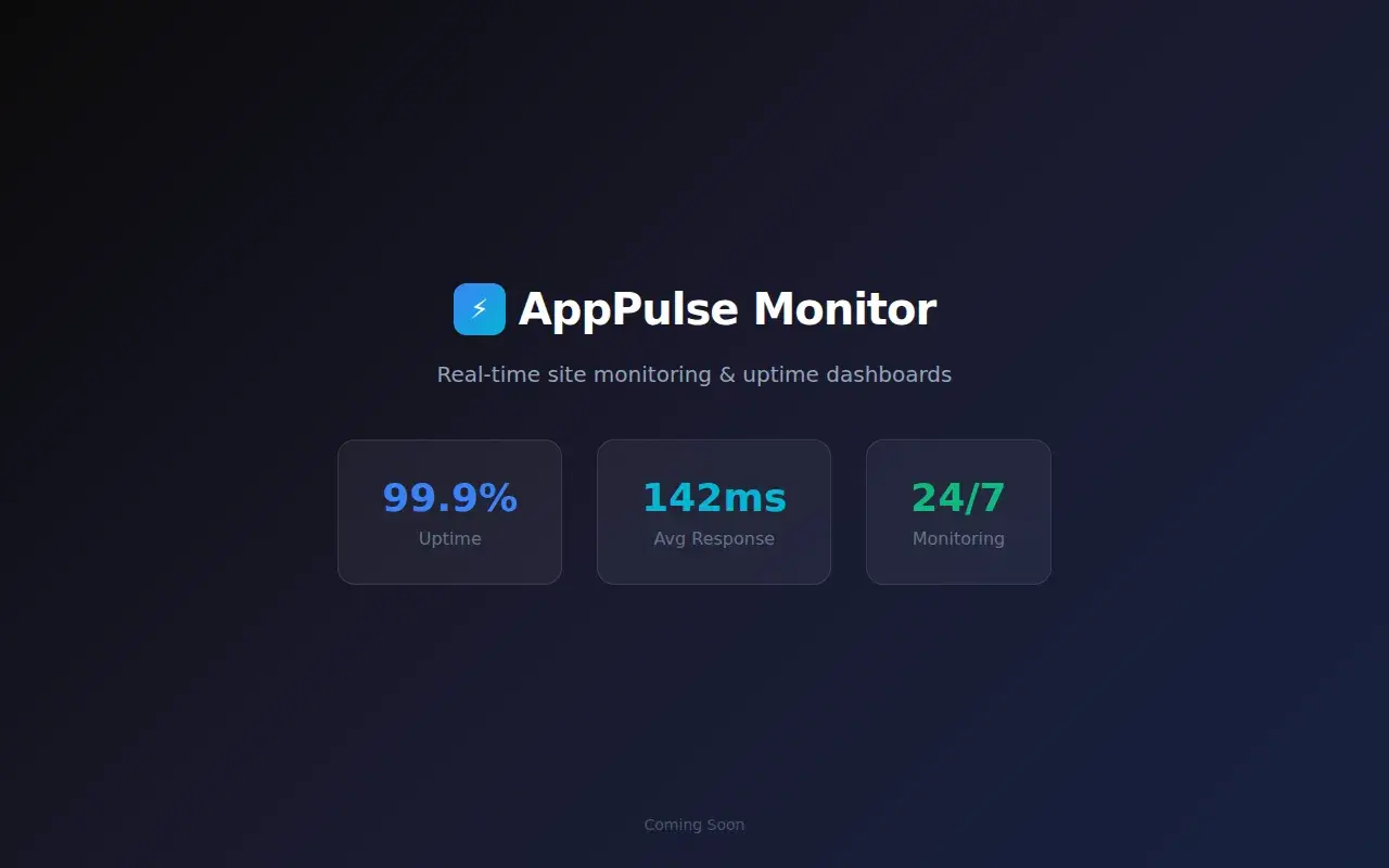 AppPulse Monitor preview